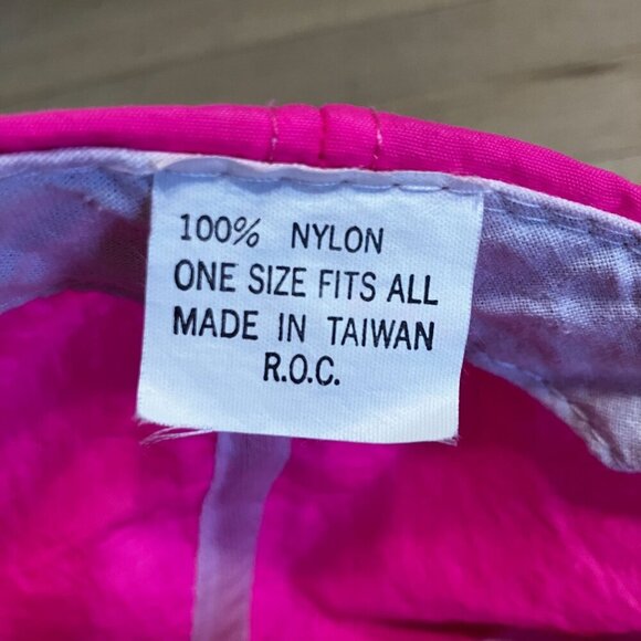 Pepsi Cola Mens Vintage Nylon 90s Snapback Hip Hop Cap Hat OS Pink Hot SP EXC - Picture 7 of 9